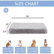 Show in main carousel: LFC PETS Fluffy Orthopedic Dog & Cat Bed with Waterproof Removable Cover, Grey, Medium slide 2 of 8