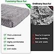Show in main carousel: LFC PETS Fluffy Orthopedic Dog & Cat Bed with Waterproof Removable Cover, Grey, XX-Large slide 6 of 10