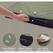 Show in main carousel: LFC PETS Outdoor Waterproof Orthopedic Dog & Cat Bed with Removable Cover, Olive Green, Large slide 4 of 7