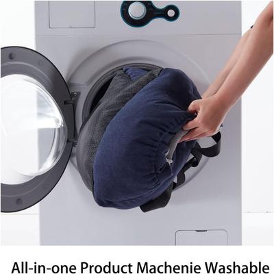 Show full view: LFC PETS Portable Dog & Cat Car Seat Bed with Clip-On Safety Leash, Blue slide 6 of 8