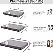 Show in main carousel: LFC PETS Ultra Comfort Memory Foam Dog & Cat Bed with Removable Cover, Grey, Medium slide 2 of 9