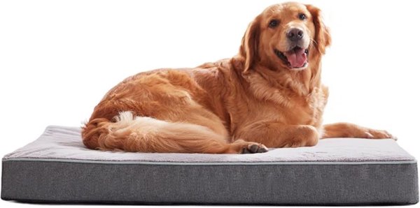 Show full view: LFC PETS Ultra Comfort Memory Foam Dog & Cat Bed with Removable Cover, Grey, X-Large slide 8 of 9