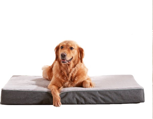 Show full view: LFC PETS Ultra Comfort Memory Foam Dog & Cat Bed with Removable Cover, Grey, X-Large slide 3 of 9