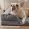 Show in main carousel: LFC PETS Waterproof Orthopedic Bolster Dog & Cat Sofa Bed with Removable Cover, Grey, Medium slide 5 of 9