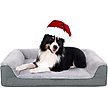 Show in main carousel: LFC PETS Waterproof Orthopedic Bolster Dog & Cat Bed with Removable Cover, Grey, X-Large slide 3 of 11