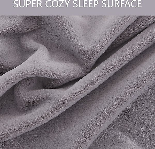 Show full view: LFC PETS Waterproof Orthopedic Bolster Dog & Cat Bed with Removable Cover, Grey, X-Large slide 8 of 11