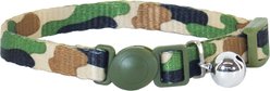 Li'l Pals Adjustable Breakaway Kitten Collar, 6 - 8 in, Light Camouflage
