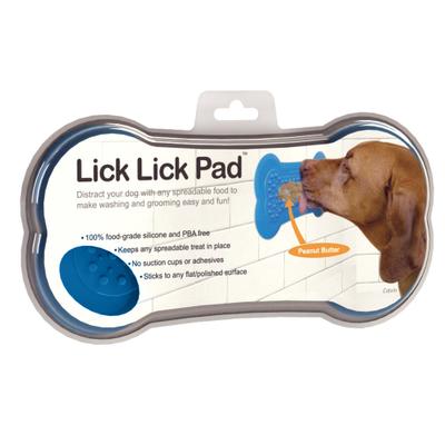 Show full view: Lick Lick Pad Dog Distraction Lick Mat, Large, Blue slide 3 of 12