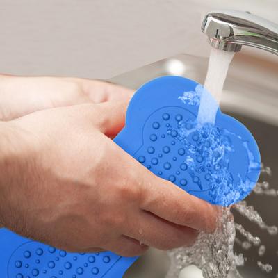 Show full view: Lick Lick Pad Dog Distraction Lick Mat, Large, Blue slide 7 of 12