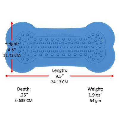 Show full view: Lick Lick Pad Dog Distraction Lick Mat, Large, Blue slide 9 of 12