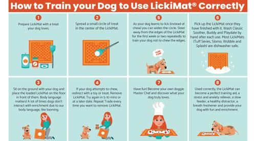 Show full view: LickiMat Buddy Slow Feeder Dog Lick Mat, Turquoise, X-Large slide 5 of 7