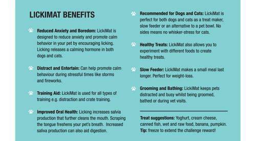 Show full view: LickiMat Buddy Slow Feeder Dog Lick Mat, Turquoise, X-Large slide 6 of 7