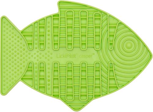 Show full view: LickiMat Casper Non-Skid Thermoplastic Rubber Cat Bowl, Green, Standard slide 2 of 6