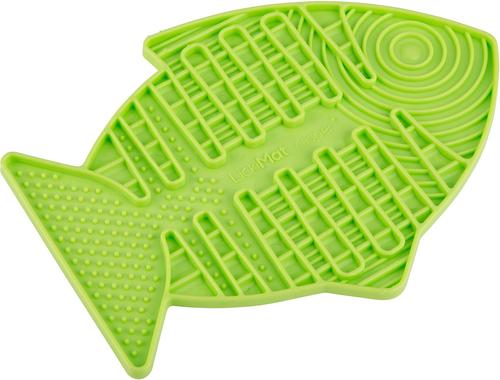 Show full view: LickiMat Casper Non-Skid Thermoplastic Rubber Cat Bowl, Green, Standard slide 5 of 6