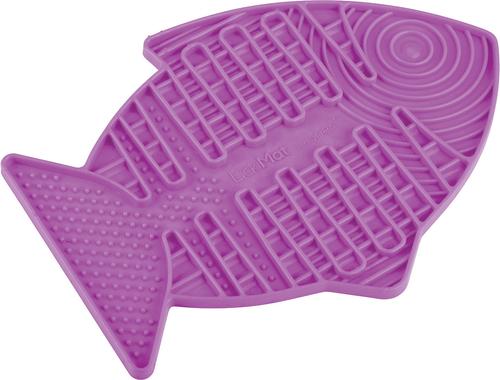 Show full view: LickiMat Casper Non-Skid Thermoplastic Rubber Cat Bowl, Purple, Standard slide 5 of 6