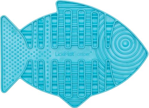 Show full view: LickiMat Casper Non-Skid Thermoplastic Rubber Cat Bowl, Turquoise, Standard slide 2 of 6