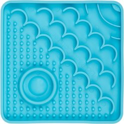 LickiMat Catster Non-Skid Thermoplastic Rubber Cat Bowl, Turquoise, Standard slide 2 of 4