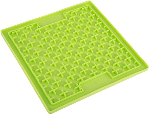 Show full view: LickiMat Classic Buddy Non-Skid Thermoplastic Rubber Cat Bowl, Green, Standard slide 5 of 6