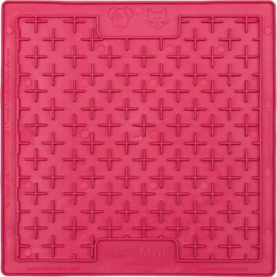 Show full view: LickiMat Classic Buddy Non-Skid Thermoplastic Rubber Cat Bowl, Pink, Standard slide 2 of 6