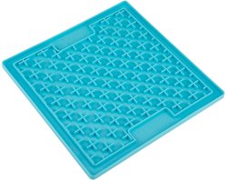 LickiMat Classic Buddy Non-Skid Thermoplastic Rubber Cat Bowl, Turquoise, Standard slide 2 of 5