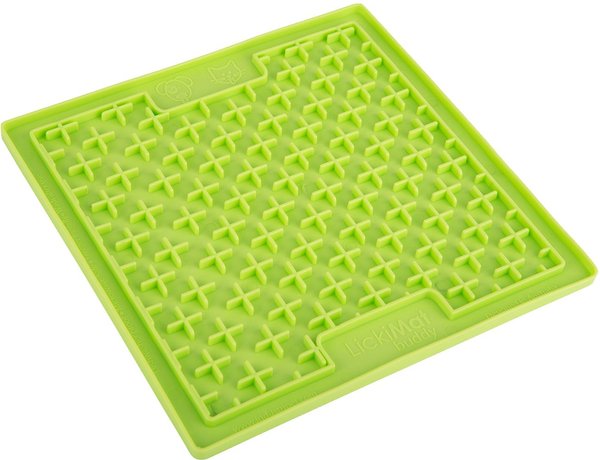 LickiMat Classic Buddy Slow Feeder Dog Lick Mat, Green