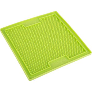 LickiMat Classic Soother Slow Feeder Dog Lick Mat, Green