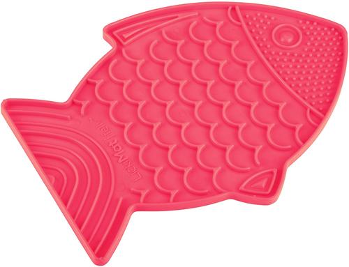 Show full view: LickiMat Felix Non-Skid Thermoplastic Rubber Cat Bowl, Pink, Standard slide 5 of 7