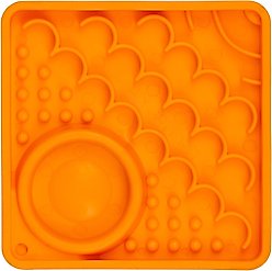 LickiMat Kitty Non-Skid Thermoplastic Rubber Cat Bowl, Orange, Standard slide 2 of 4