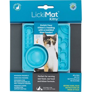 LickiMat Kitty Non-Skid Thermoplastic Rubber Cat Bowl