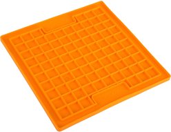 LickiMat Playdate Non-Skid Thermoplastic Rubber Dog Bowl, Orange slide 2 of 5