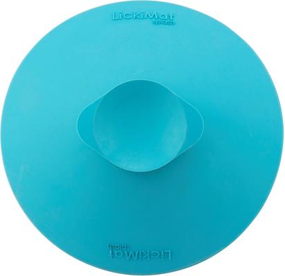 Show full view: LickiMat Splash Non-Skid Thermoplastic Rubber Dog Bowl, Turquoise slide 8 of 8
