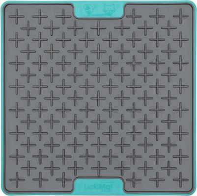 Show full view: LickiMat Tuff Buddy Non-Skid Thermoplastic Rubber Dog Bowl, Turquoise slide 3 of 9