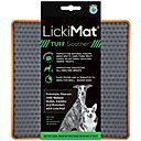 LickiMat Tuff Soother Non-Skid Thermoplastic Rubber Dog Bowl, Orange