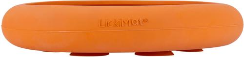Show full view: LickiMat UFO Slow Feeder Dog Bowl, Orange, Standard slide 4 of 10