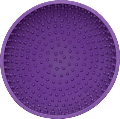 Show full view: LickiMat Wobble BPA-Free Rubber Dog Bowl, Purple, Standard slide 7 of 11