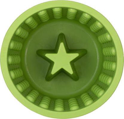 Show full view: LickiMat Yoggie Pot BPA-Free Rubber Dog Bowl, Green, Standard slide 6 of 11