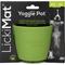 Show in main carousel: LickiMat Yoggie Pot BPA-Free Rubber Dog Bowl, Green, Standard slide 2 of 11