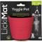 Show in main carousel: LickiMat Yoggie Pot BPA-Free Rubber Dog Bowl, Pink, Standard slide 3 of 11