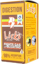 Licks Pill-Free DIGESTION Dog Supplement, 30 count