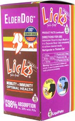 Licks Pill-Free ElderDog Mobility + Long-Term Health Support Senior Dog Supplement, 30 count