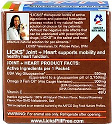 Licks Pill-Free JOINT + HEART Mobility Support Dog Supplement, 10 count slide 2 of 2