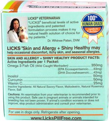 Licks Pill-Free Littles SKIN & ALLERGY Dog Supplement, 30 count slide 2 of 2