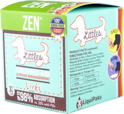Licks Pill-Free Littles ZEN Calming Roasted Chicken Flavor Dog Supplement, 30 count