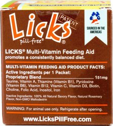 Licks Pill-Free MULTI-VITAMIN Cat Supplement, 30 count slide 2 of 2