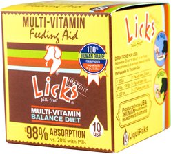 Licks Pill-Free MULTI-VITAMIN Dog Supplement, 10 count