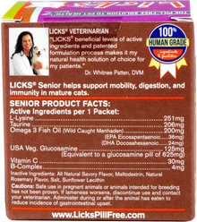 Licks Pill-Free SENIOR Mobility + Long-Term Health Support Senior Cat Supplement, 30 count slide 2 of 2