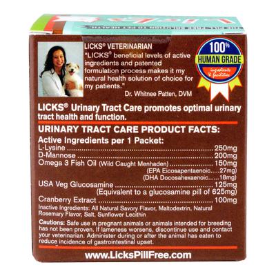 Show full view: Licks Pill-Free URINARY TRACT CARE Cat Supplement, 30 count slide 3 of 4