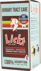 Licks Pill-Free URINARY TRACT CARE Dog Supplement, 30 count