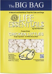 Life Essentials Freeze-Dried Chicken Littles Dog & Cat Treats, 16-oz bag