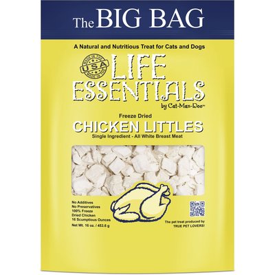Life Essentials Life Essentials Freeze-Dried Chicken Littles Dog & Cat Treats, 16-oz bag
